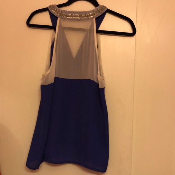 Blue and silver sequin top - Picture 2 of 3